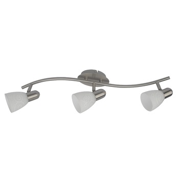 Lustra Spot Rabalux Harmony, E14, 3x40W, Crom satinat Lustra Spot Rabalux Harmony, E14, 3x40W, Crom satinat