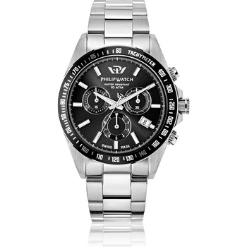 Ceas barbatesc Philip Watch R8273607002 Quartz Argintiu, Negru Ceas barbatesc Philip Watch R8273607002 Quartz Argintiu, Negru