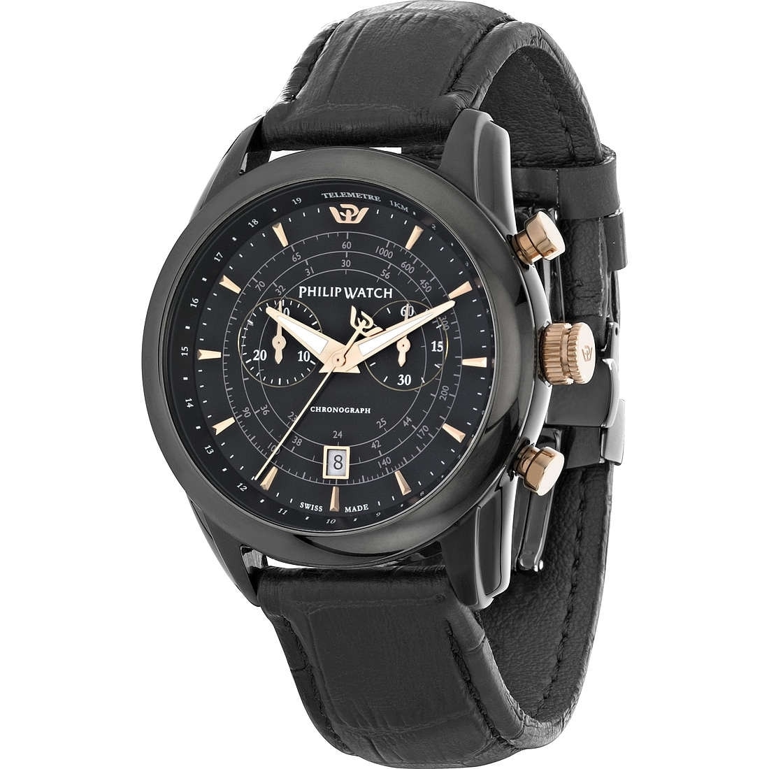 Ceas barbatesc Philip Watch R8271996004 Quartz Negru