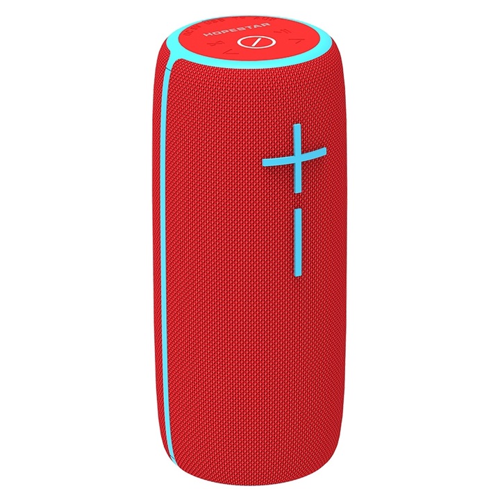 Boxa portabila A+ A12 Subwoofer, Bluetooth 5.0, Lumini RGB, Egalizator, Negru
