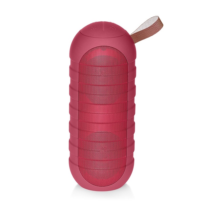Boxa portabila NewRixing NR-3025 TWS, Bluetooth 5.0, Autonomie 10h, Functie lanterna, Rosu