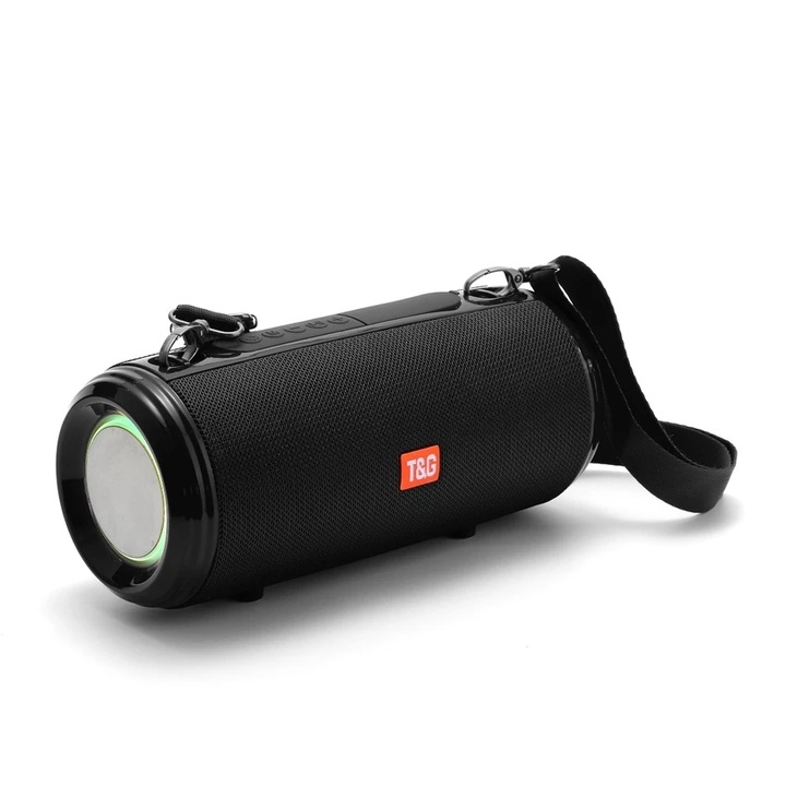 Difuzor wireless portabil EBS-911, boxa de gat, Bluetooth, card TF, control volum, redare muzica, pentru sport, birou, acasa, cadou, design ergonomic, negru