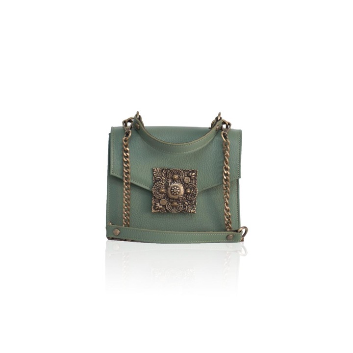 Dahlia pénztárca természetes bőrből