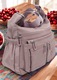 Geanta dama, din material textil cu curea reglabila, R1017 roz