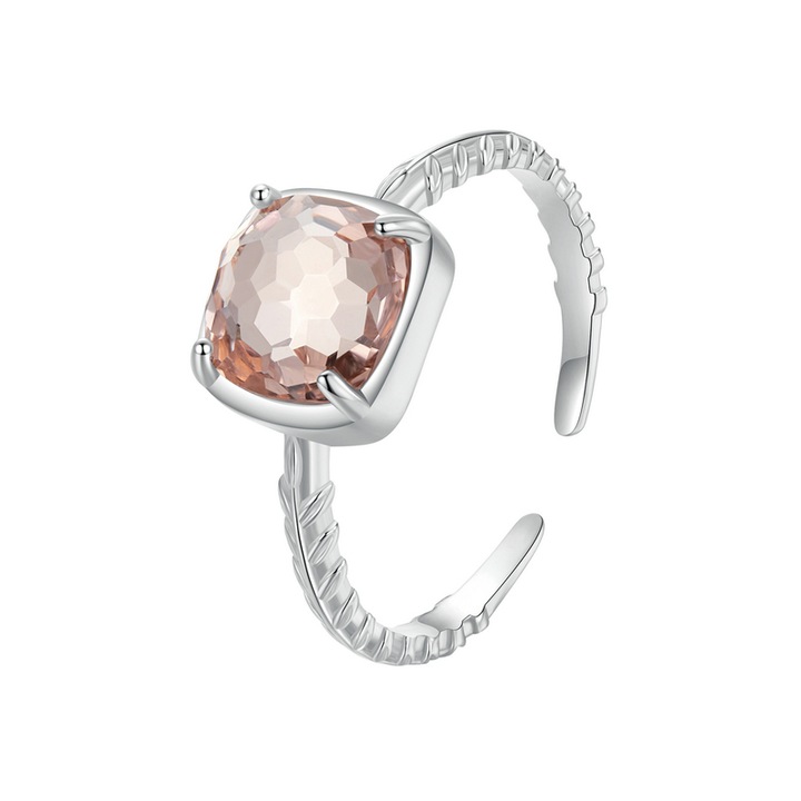 Inel argint elegant cu cristal, BeSpecial, IZT0270, Diametru Reglabil