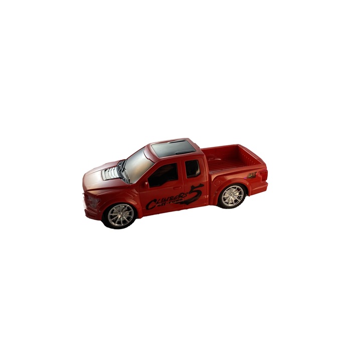 Masina tip Pick UP, cu telecomanda, Rosu