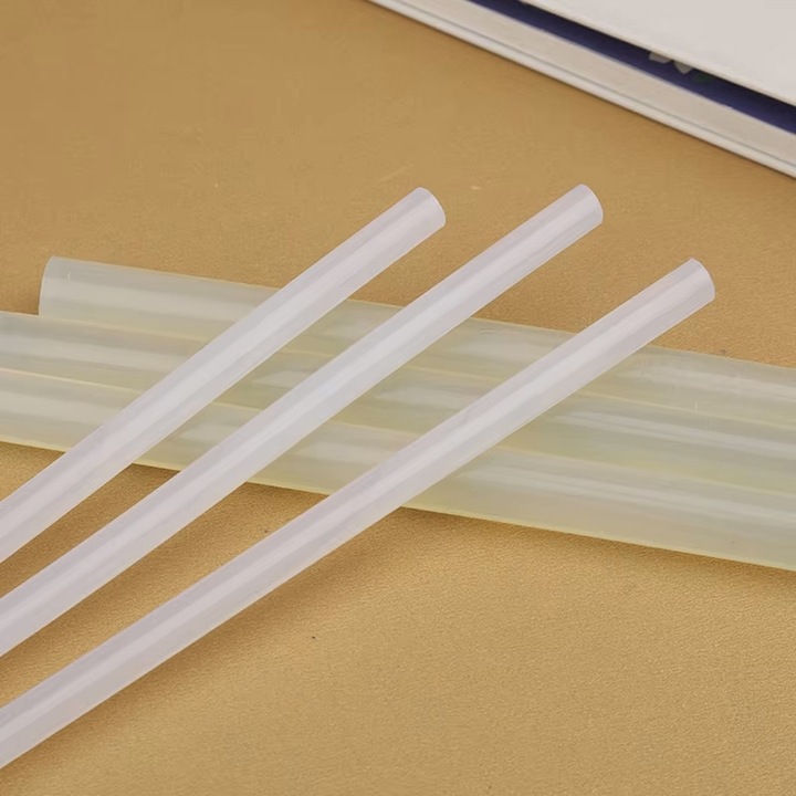 Комплект от 50 прозрачни силиконови пръчки, Commando Crafts, за пистолет за запояване, заваряване на пластмасови материали, изработка на ръчно изработени изделия, ластици, дебелина 11 mm, дължина 18 cm