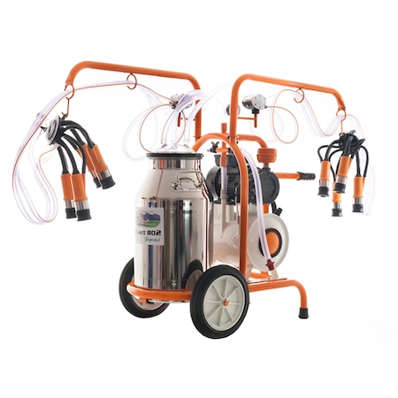 Mulgatoare Ruris Fagaras 802, inox, 2 Posturi, 40L