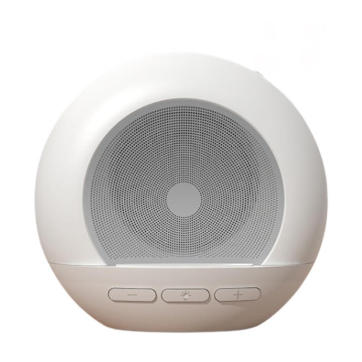 Boxa portabila Bluetooth, DW06 lumina de noapte RGB, dimensiune mica, mini subwoofer, alb