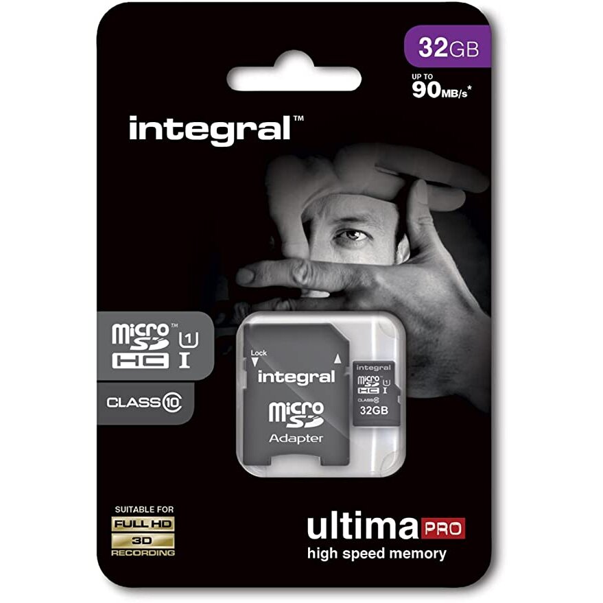 INTEGRAL Cu Cititor Card 32 GB INMSDH32G10-90U1 Negru