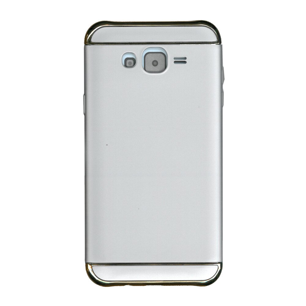 Husa carcasa 3in1 Electroplating pentru Samsung Galaxy J3, argintiu