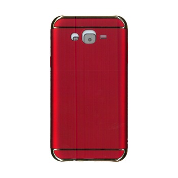 Husa carcasa 3in1 Electroplating pentru Samsung Galaxy J5, rosu Husa carcasa 3in1 Electroplating pentru Samsung Galaxy J5, rosu