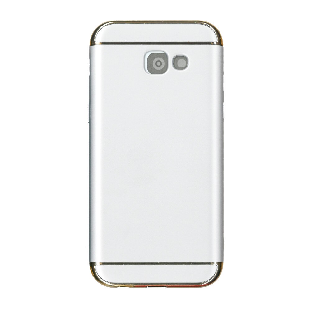 Husa carcasa 3in1 Electroplating pentru Samsung Galaxy A5 2016, argintiu