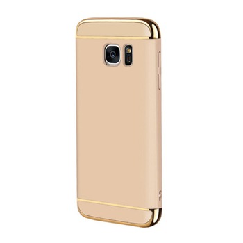 Husa carcasa 3in1 Electroplating pentru Samsung Galaxy S7, auriu Husa carcasa 3in1 Electroplating pentru Samsung Galaxy S7, auriu