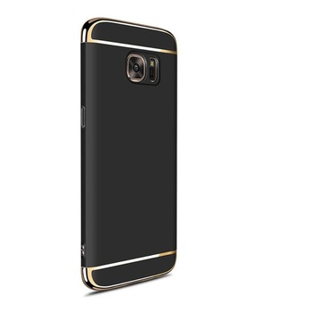 Husa carcasa 3in1 Electroplating pentru Samsung Galaxy S6, negru Husa carcasa 3in1 Electroplating pentru Samsung Galaxy S6, negru