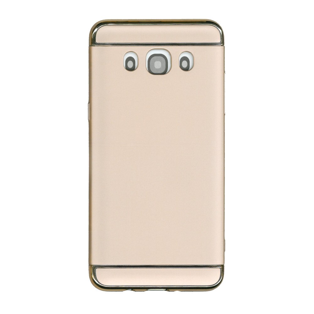 Husa carcasa 3in1 Electroplating pentru Samsung Galaxy J5 2016, auriu
