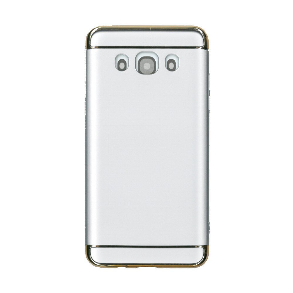 Husa carcasa 3in1 Electroplating pentru Samsung Galaxy J5 2016, argintiu