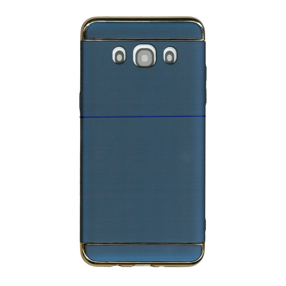Husa carcasa 3in1 Electroplating pentru Samsung Galaxy J5 2016, albastru