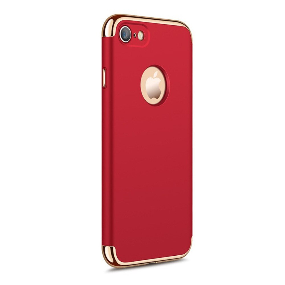 Husa carcasa 3in1 Electroplating pentru iPhone 7/8, rosu