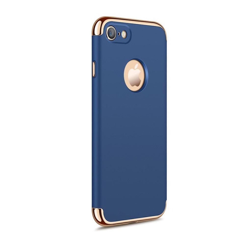 Husa carcasa 3in1 Electroplating pentru iPhone 7/8, albastru