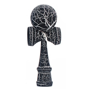 Joc de indemanare Kendama Crack, lemn fag, negru Joc de indemanare Kendama Crack, lemn fag, negru