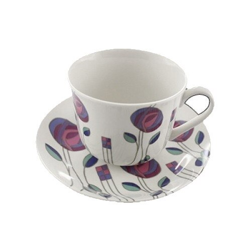 Ceasca portelan cu farfurioara - Mackintosh