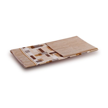 Set 1 Traversa + 2 Servete / 40x120cm + 40x40cm - UBELLA Marka/Filo-Tortora Set 1 Traversa + 2 Servete / 40x120cm + 40x40cm - UBELLA Marka/Filo-Tortora