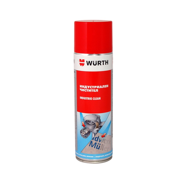 Detergent industrial Wurth, Compatibil cu diverse materiale, 500 ml