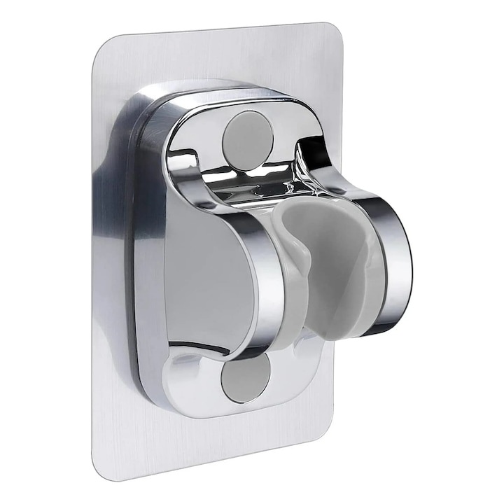 WELUOT zuhanytartó, állítható kivitel, ezüst, 12,5x8cm