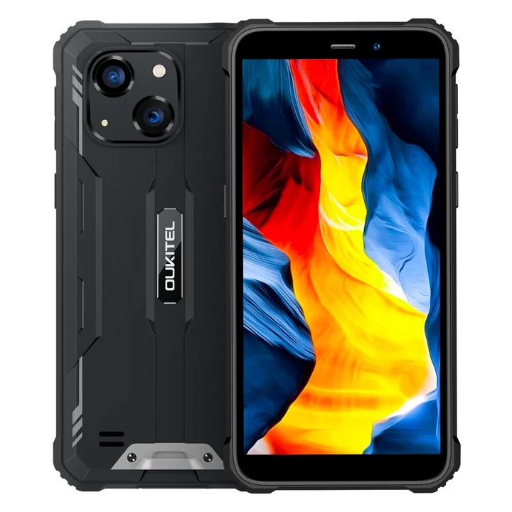Мобилен телефон Oukitel WP32 Черен, 5.93", 4GB RAM, 128GB ROM