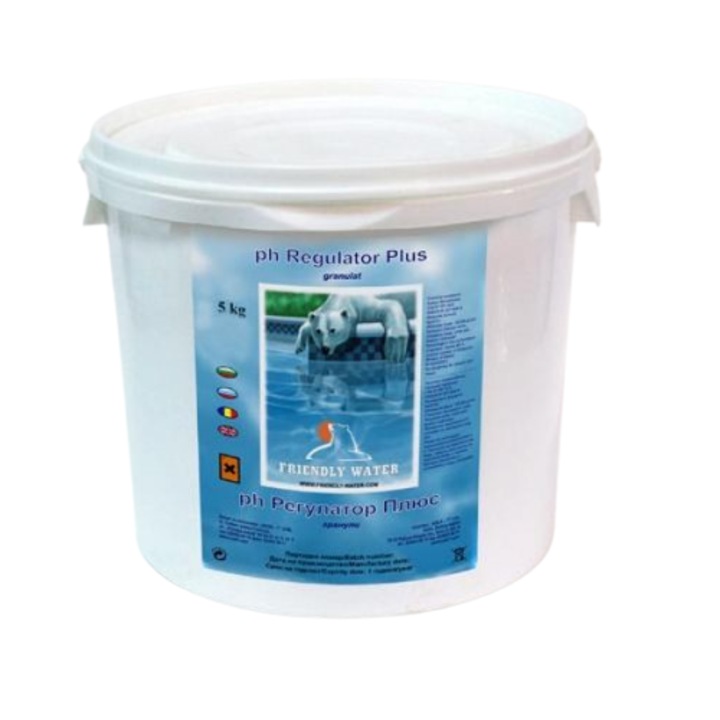 Препарат коректор рН плюс Friendly Water, на гранули, 5 кг