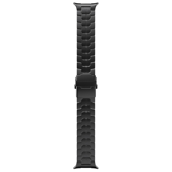 Титаниева верижка Smart Pulse Premium за смарт часовник Samsung Watch 7 Ultra 47mm, черна7