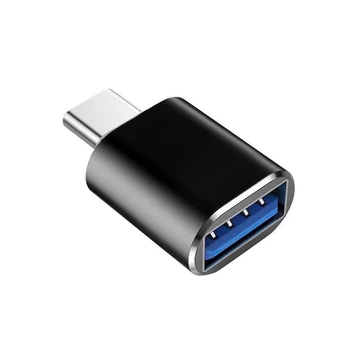USB 3.0 OTG Type-C adapter, WELUOT, fekete