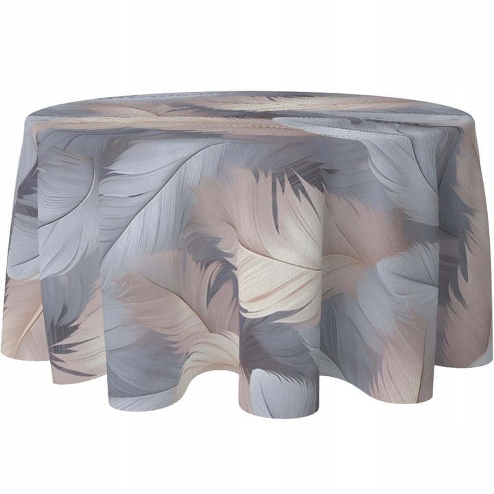 Fata de masa, HomeView, OBK339, 120 cm, 100% poliester, 180g/m2, Mat, Neted, Rezistent la murdarie, Multicolor