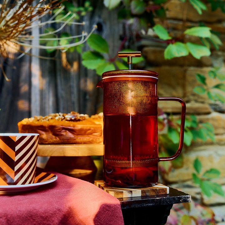 Borostyán üveg LATTRICE sörfőzde 1 l HOMLA