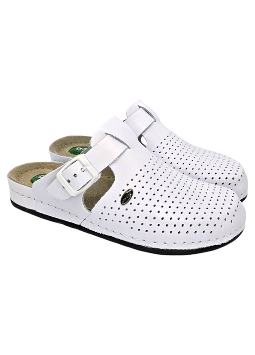 Saboti medicali Dr Feet 1014 alb dama, Alb, 38