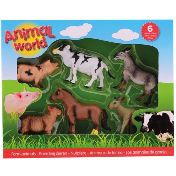 Set 6 figurine, animale domestice