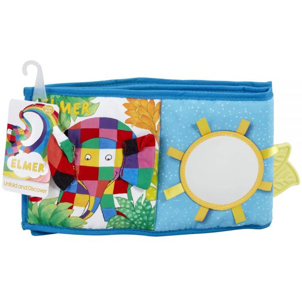 Carticica pentru bebelusi Elmer, 72 x 14.5 cm