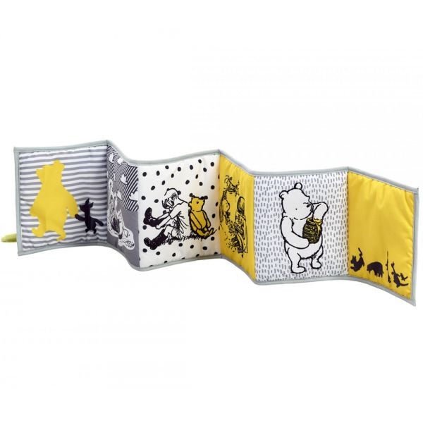 Carticica pentru bebelusi Winnie the Pooh, pentru dezvoltare senzoriala, 72 x 14.5 cm