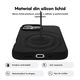 Husa CASEY STUDIOS™ compatibila cu iPhone 16 Pro Max, Soft Silicone Premium, Microfibra in Interior, Negru, de Protectie, Ultra Slim, pentru Incarcare Wireless, Margini Ridicate de Protectia Ecranului si a Camerelor