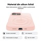 Husa CASEY STUDIOS™ compatibila cu iPhone 16 Pro Max, Soft Silicone Premium, Microfibra in Interior, Pink Sand, de Protectie, Ultra Slim, pentru Incarcare Wireless, Margini Ridicate de Protectia Ecranului si a Camerelor