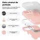 Husa CASEY STUDIOS™ compatibila cu iPhone 16 Pro Max, Soft Silicone Premium, Microfibra in Interior, Pink Sand, de Protectie, Ultra Slim, pentru Incarcare Wireless, Margini Ridicate de Protectia Ecranului si a Camerelor