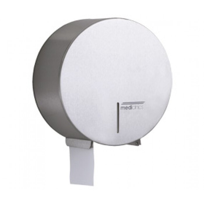 Dispenser hartie igienica rola, inox finisaj satinat, Jumbo, Mediclinics