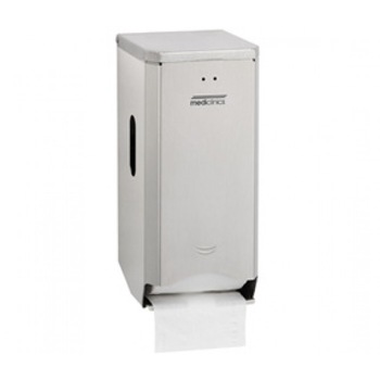 Dispenser hartie igienica, 2 role normale suprapuse, inox satinat, Mediclinics Dispenser hartie igienica, 2 role normale suprapuse, inox satinat, Mediclinics
