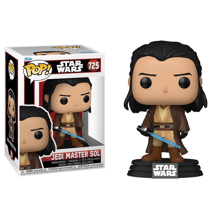 Figurina Funko Star Wars: The Acolyte, Jedi Master Sol, 9cm, multicolor
