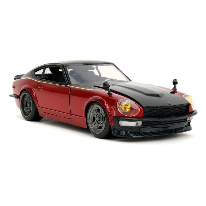 Modell autó 1:24, Datsun 240Z, Fast & Furious, belső és külső részletek, sokszínű