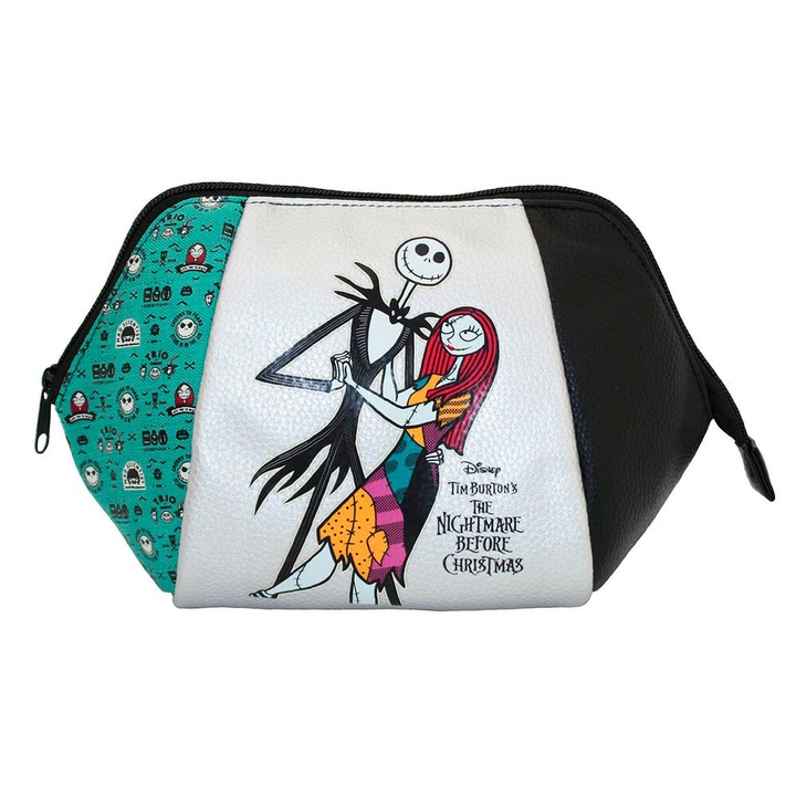 Geanta cosmetice Cerda, Jack si Sally, 100% poliester