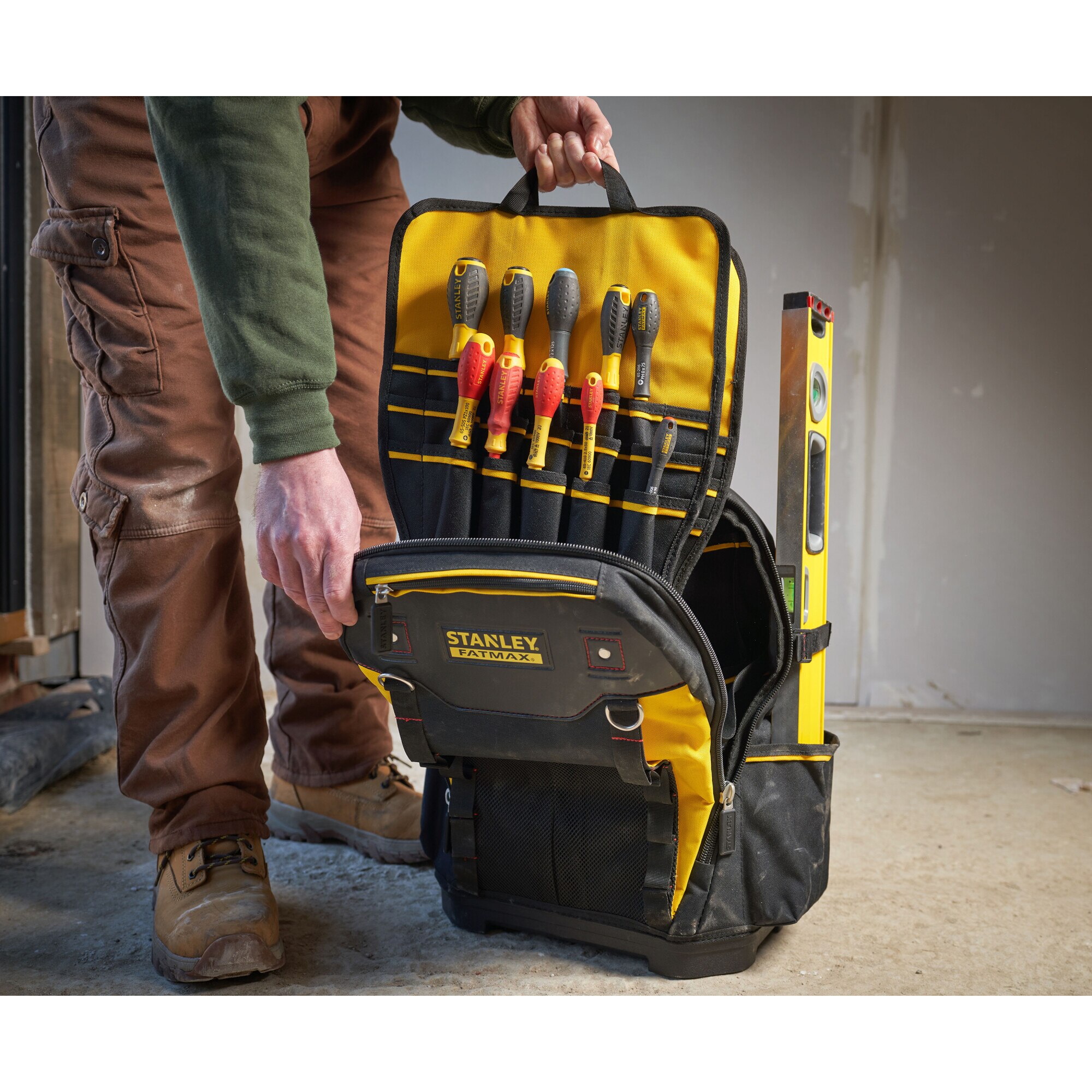 Rucsac geanta de scule Stanley FatMax 1-95-611, rezistent cu acces