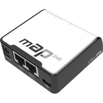 Access Point Wireless N MikroTik, 2 porturi LAN, Port microUSB, PoE in/out Access Point Wireless N MikroTik, 2 porturi LAN, Port microUSB, PoE in/out