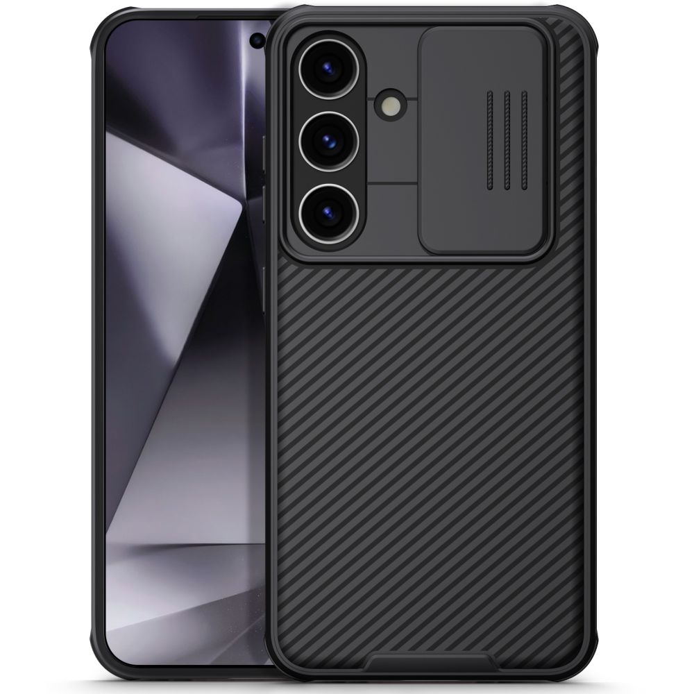 Husa Nillkin Cam Shield Pro, carcasa din policarbonat, negru, pentru Samsung Galaxy S24 Plus